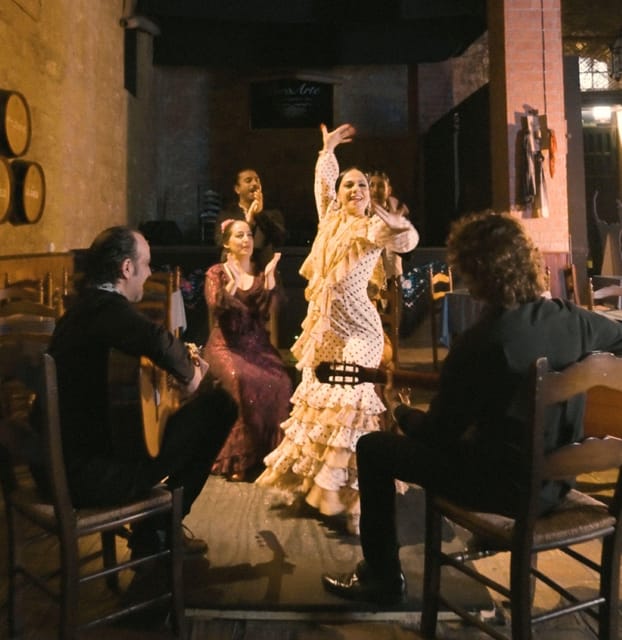 Jerez: Flamenco Show and Menú at Tablao Puro Arte 2025 - A 1739 bodega in Jerez: the mood before the music