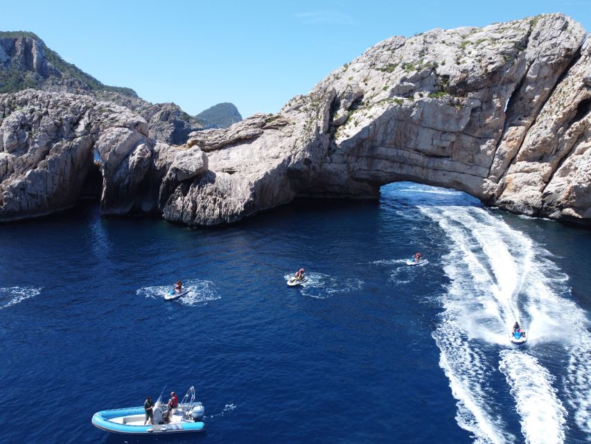 Jet Ski to Margaritas Islands from San Antonio - No License - Cala Saladeta and Ses Margalides: Swimming, Snorkeling, and Photo Stops