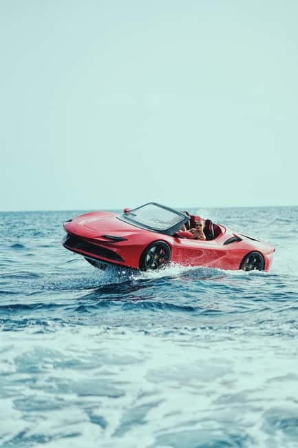 JetCar excursion - Super Sport SVJ or SF90 on water in Ibiza - JetCar power and what you’re actually driving in Ibiza