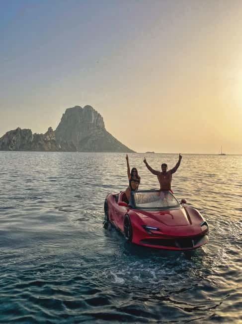 JetCar excursion - Super Sport SVJ or SF90 on water in Ibiza - Photos and drone footage: when paying extra actually makes sense