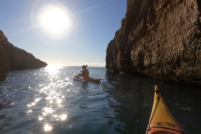 Kayak And Snorkel Excursion in Jávea. Portitxol - Granadella - Snack Breaks in the Sea-Cave Style