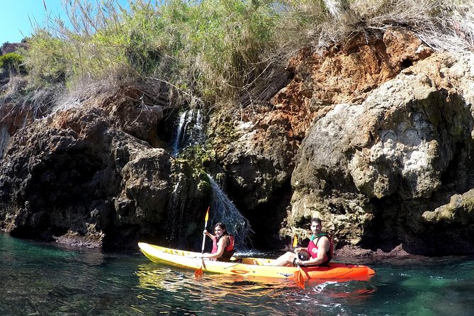 Kayak Route Cliffs of Nerja and Maro - Cascada de Maro - GoPro photos and videos: included, but manage expectations