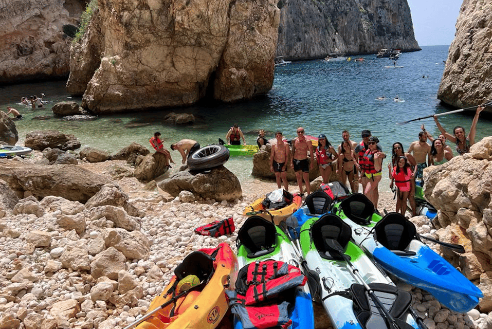 kayak route in granadella javea cave llop marí,cala en caló - Timing: how a 3-hour schedule keeps you from feeling rushed