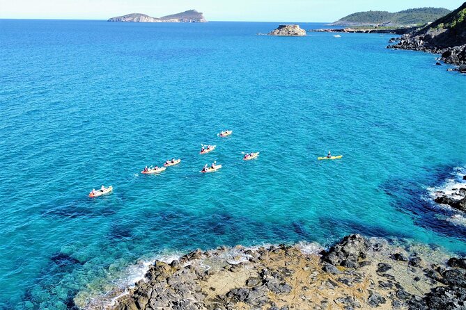 Kayak & Snorkel Ibiza, Spain - The halfway snack stop: how they keep energy up