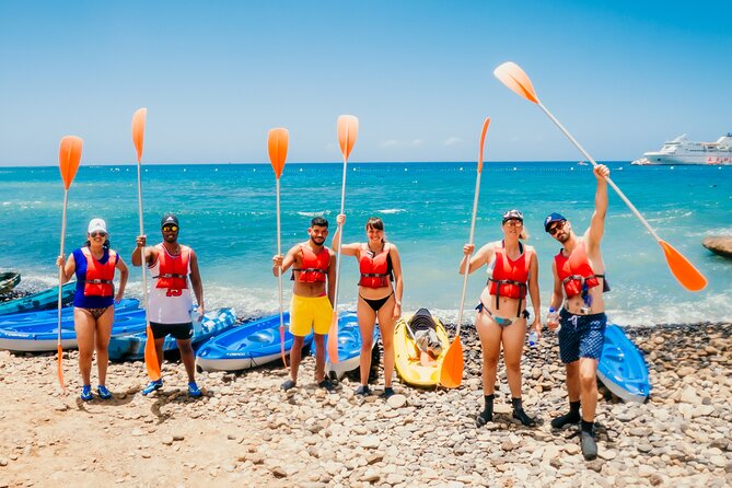 Kayaking + snorkeling with turtles - PalmMar cruising and the dolphin possibility