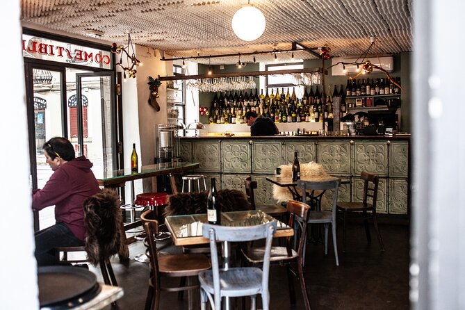 La Barceloneta Tapas & Wine & Drinks Tour in Barcelona - Bar Bitacora: vermouth with patatas bravas and croquettes