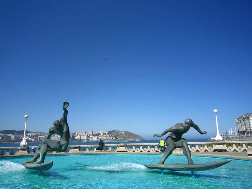 La Coruna: Sightseeing Bus Tour for Cruisers - From Marine Avenue to the City of Glass views