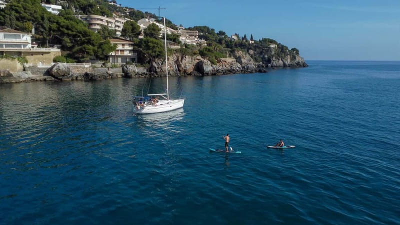 La Herradura: Sailing with a view of dolphins - The Main Water Time: Aperitif, Snorkel, Swim, and Paddleboarding