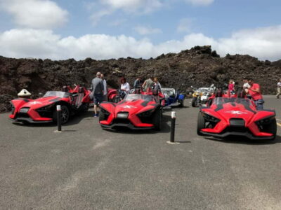 Lanzarote: 3-Hour Guided Polaris Slingshot Roadster Tour - The 3-hour loop: La Geria and Tinajo to set the tone