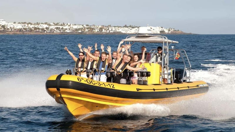 Lanzarote: Dolphin Watching by speedboat - RIB dolphin watching starts in Puerto del Carmen
