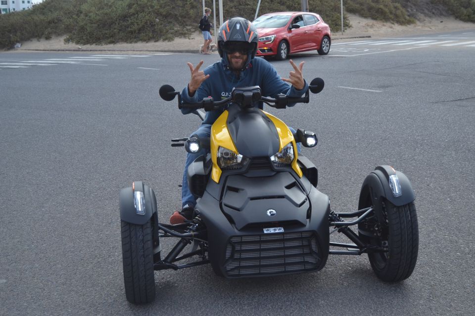 Lanzarote: Guided Tour on a Ryker - The Ride Begins in Costa Teguise: Briefing, Then Off