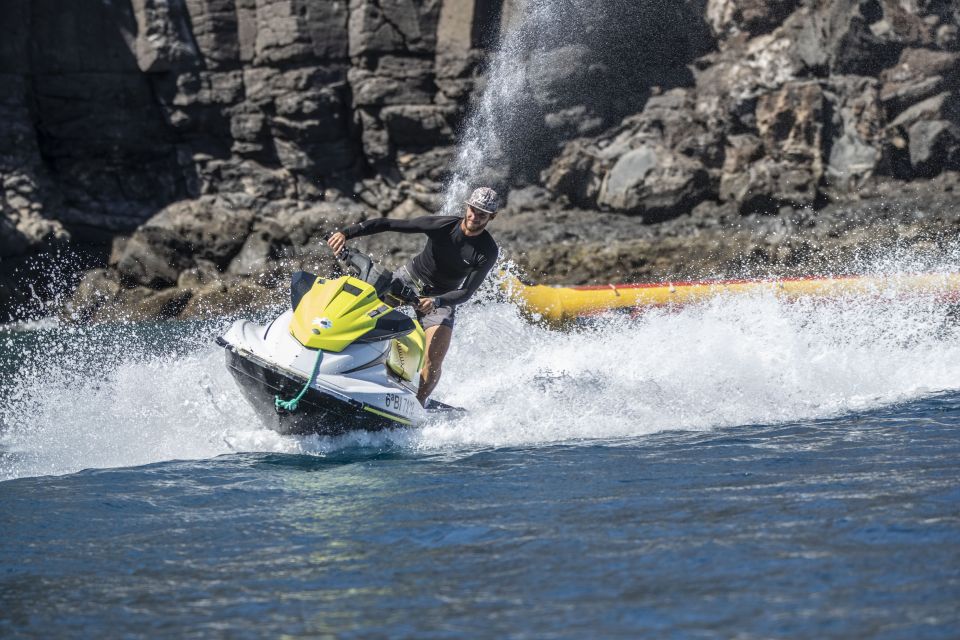 Lanzarote: Jet Ski Tour - On-water guidance: how the ride stays fun even if you’re nervous