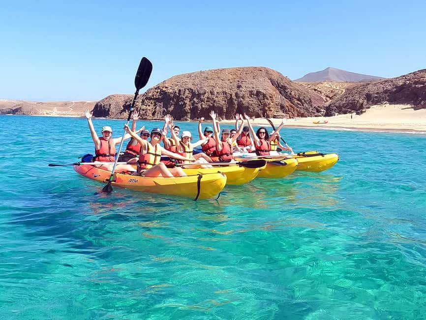 Lanzarote: Kayak and Snorkeling at Papagayo Beach - Playa del Papagayo picnic + snorkeling: the turquoise hour everyone remembers