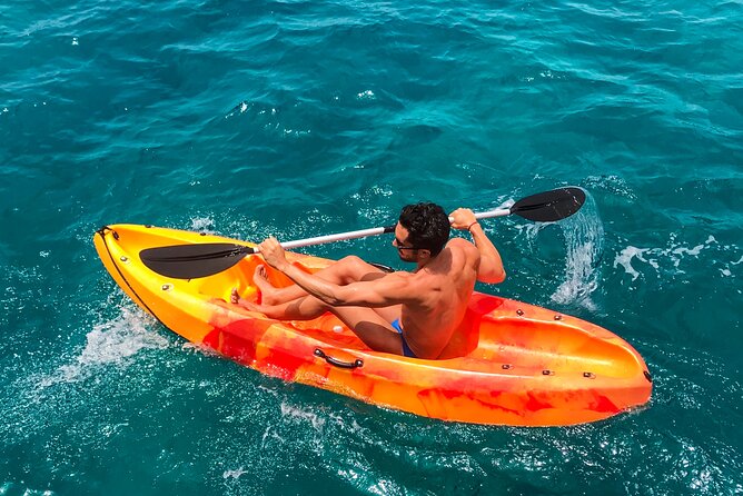 Lanzarote: La Graciosa island cruise with lunch and water activities - Playa de la Francesa (Stop 3): Swim, Snorkel, Kayak, and Lunch on Board