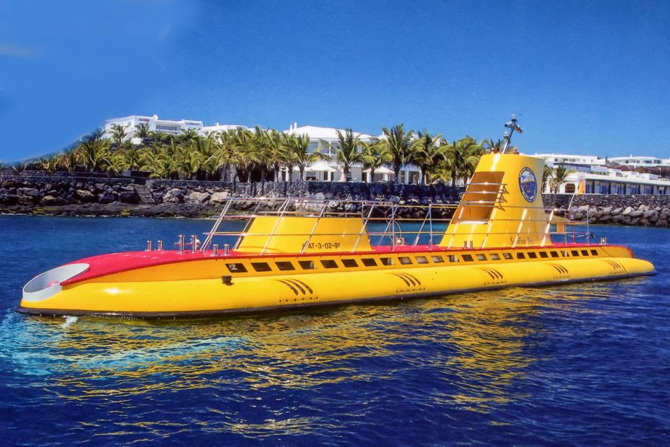 Lanzarote: Real Submarine Dive - Entering the world of Sub Fun Tres in Puerto Calero
