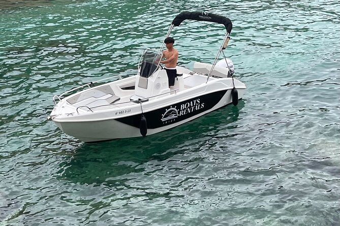 License-free boat rental Trimarchi Nica 53S - Meeting Point and Handover: Sant Josep Start, Sant Antoni Water Access