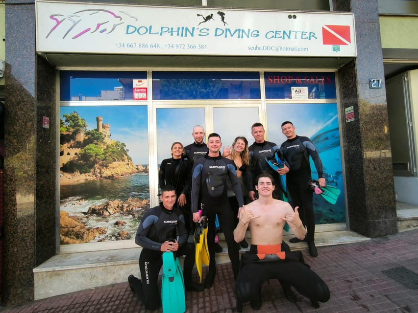 Lloret de Mar: Scuba Diving Experience no License Required - Swimming outside the bay: marine life time up to 12 meters