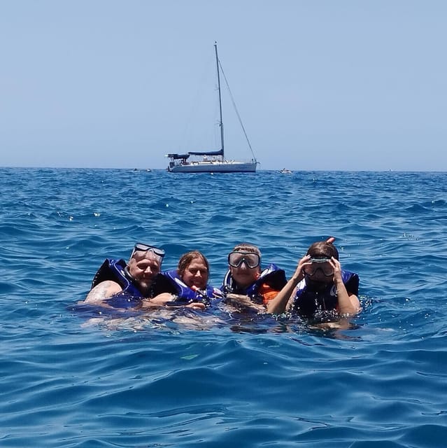 Los Cristianos: Kayak & Snorkel Tour with turtles and photos included - Stop-by-stop: what each part of the tour looks like