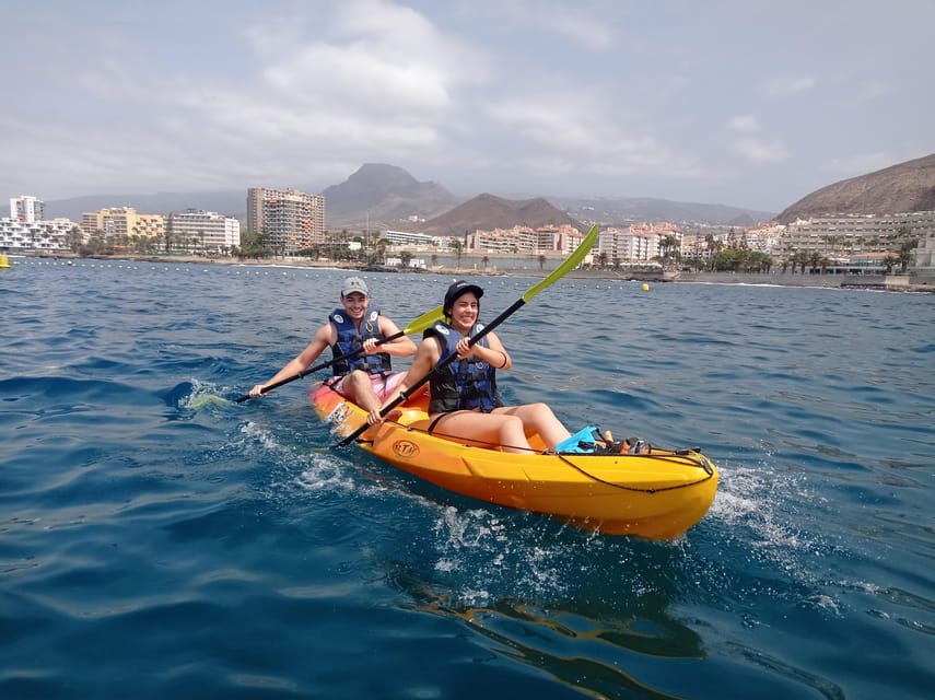Los Cristianos: Kayak & Snorkel Tour with turtles and photos included - Guides: the energy you want when you’re on open water