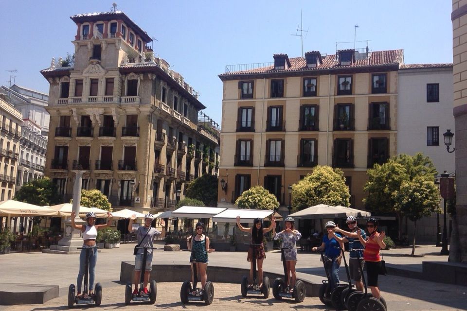 Madrid: 1-Hour Segway Tour with Chocolate and Churros - Getting started at Calle de Santiago 18: training, helmets, and confidence