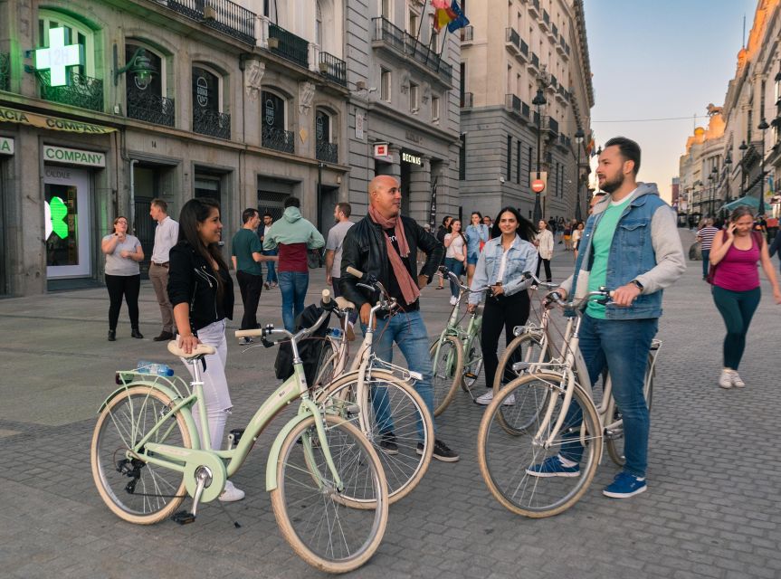 Madrid at Night: Vintage Bike Tour of City Highlights - Gran Vía at Night: Photos, Scale, and a Big City Feeling