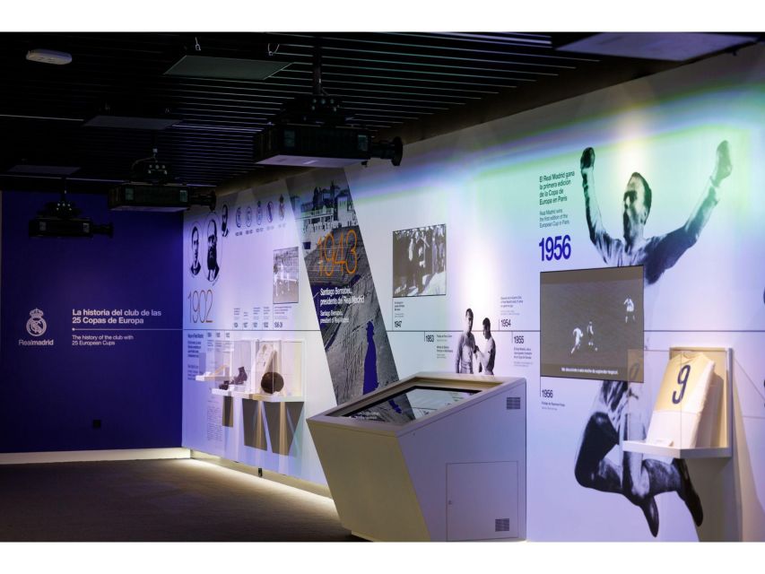 Madrid: Bernabeu Stadium Private Tour - Museum Time: The Real Madrid Trophy Exhibition Hall Moment