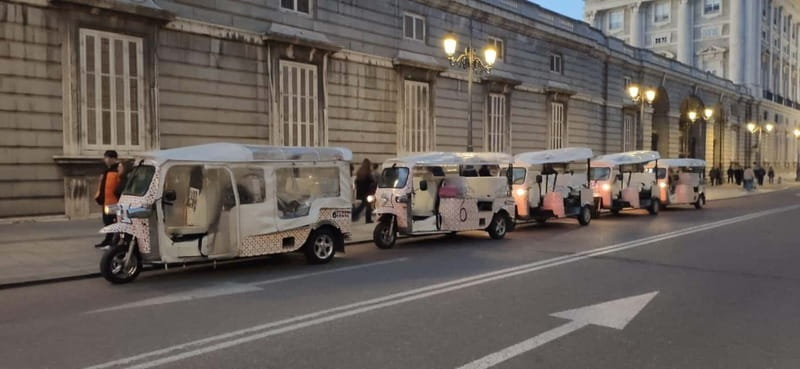 Madrid: City Tours - 6 seats private ecological tuk tuk - Congress of Deputies, Neptune Fountain, and the city’s public face