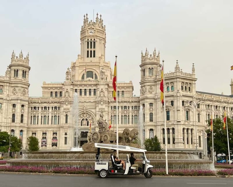 Madrid: Discover the City by Private Electric Tuk Tuk - Key things to know before you ride