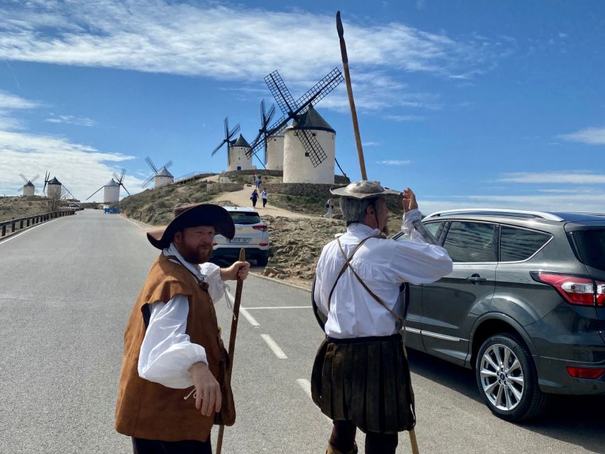 Madrid: Don Quixote de la Mancha Windmills & Toledo Tour - Cerro Calderico timing: guided walking with enough room for photos