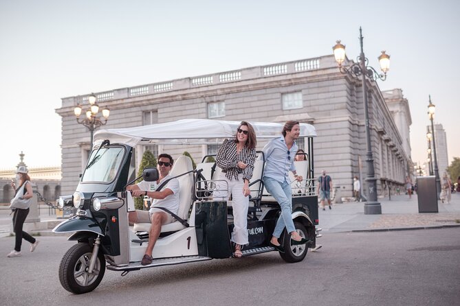 Madrid Expert Plus Tour with Local Guide in Eco Tuk Tuk Private - Covered Market to Atocha: Where Madrid Eats and Moves