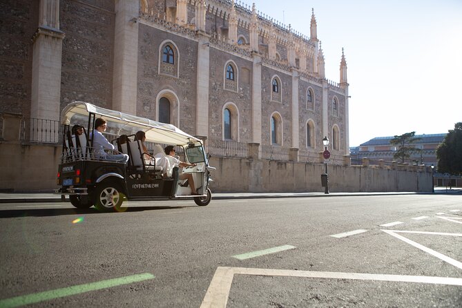 Madrid Expert Plus Tour with Local Guide in Eco Tuk Tuk Private - Puerta de Alcalá to Las Ventas: Madrid’s Big Statements, One Stop at a Time