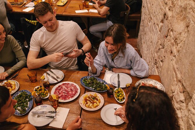 Madrid Food Walking Tour with Tapas and Vermouth - Cava de San Miguel: mushrooms stuffed with fried chorizo and tinto de verano