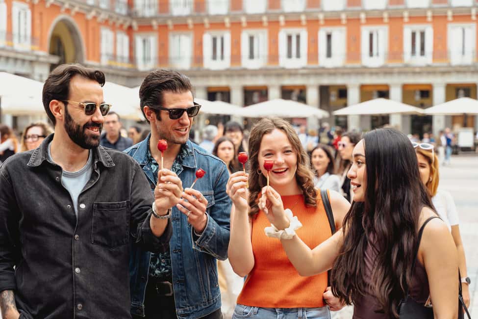 Madrid Guided Food Tour with Tapas and Spanish Wine - Drinks Along the Route: Local Wine, Vermouth Cocktail, Tinto de Verano, or Alcohol-Free