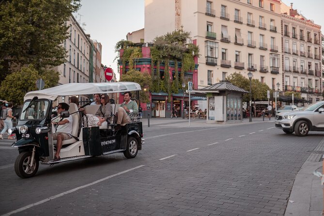 Madrid Historical Tour with Local Guide in Eco Tuk Tuk Private - Electric Tuk-Tuk Comfort: how this tour actually feels in Madrid