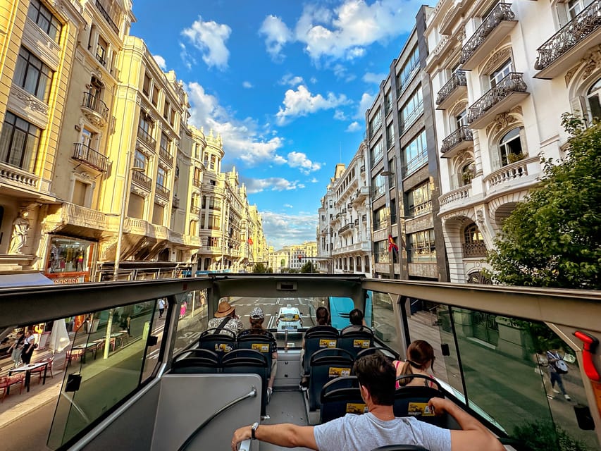 Madrid: Open-Top Big Bus Sightseeing Tour with Live Guide - Cibeles, Neptuno, and the City’s Grand Circles
