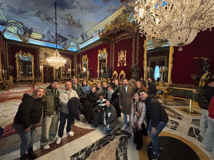Madrid: Prado Museum and the Royal Palace Guided Tour - The Walk Through Madrid: Neptune Fountain, Puerta del Sol, and Official Power