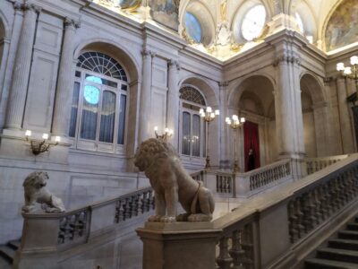 Madrid: Royal Palace Guided Shared Group Tour - Meeting at Plaza de Oriente: finding your guide by Felipe IV