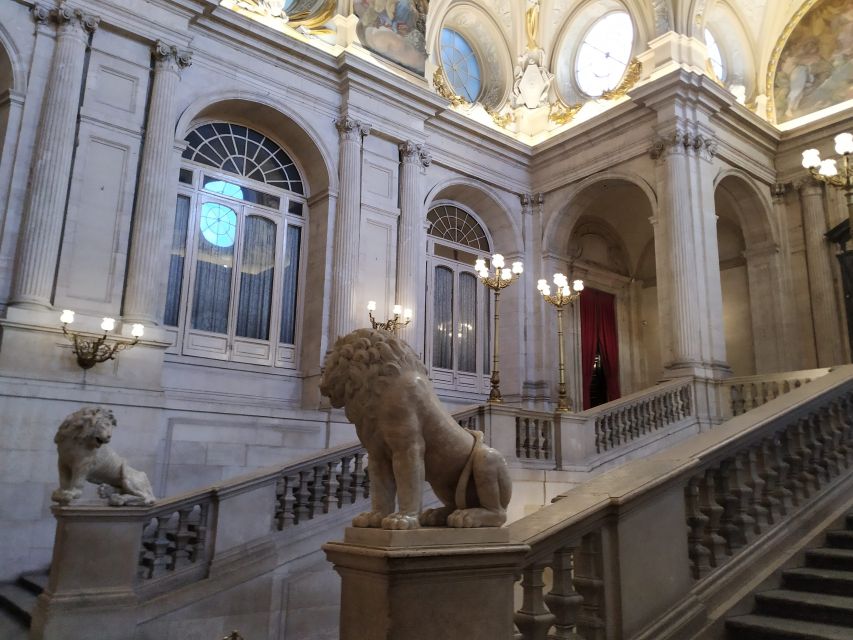 Madrid: Royal Palace Guided Shared Group Tour - Meeting at Plaza de Oriente: finding your guide by Felipe IV