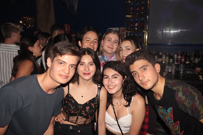 Madrid: Top Pub Crawl Madrid & Party - Stop 4: Near Gran Vía (Club Entrance and Staying Power)