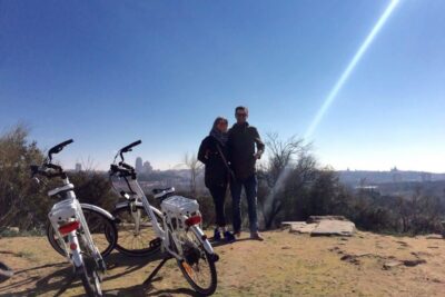 Madrid’s River Side & Casa de Campo Electric Bike Tour - San Vicente Hill, Bridges, and Civil War Trench Stories