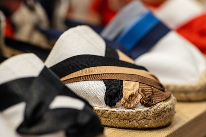 Make Authentic Espadrilles in Seville - Stop 2: choosing materials, colors, sizes, and styles
