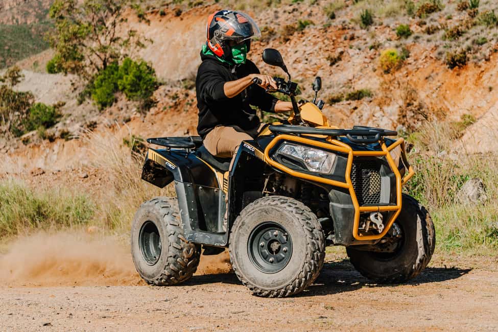 Málaga: 2-Hour Off-Road Tour in 2-Seat Quad in Mijas - Wildlife spotting: horses, donkeys, sheep, and birds of prey