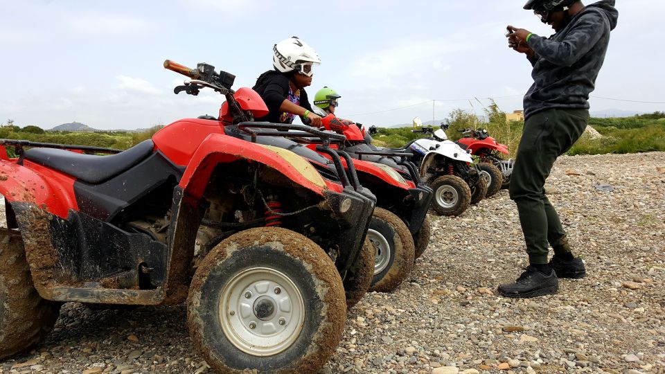 Málaga: Off-Road 2-Seater Quad Tour through Land and River - Dune Dash and Rocky Bits: Where the Skill Comes From