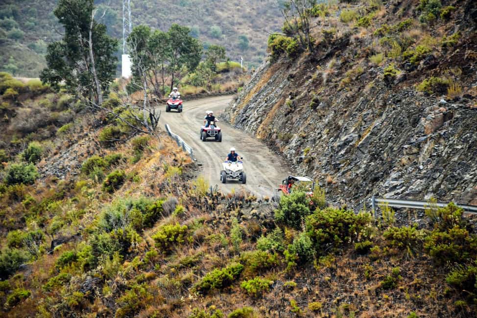 Málaga: Off-road Guided Quad Biking Tour in Mijas Mountains - Las Lagunas and the First Dirt-Time: Getting Up to Speed Fast