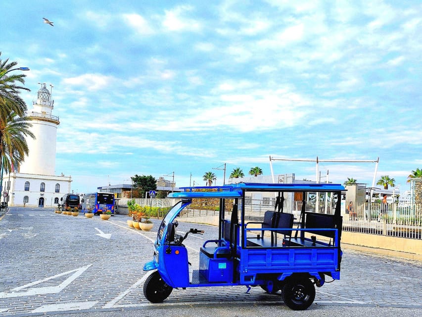 Malaga: Tuk tuk tour - The route: sea views, old town stops, then Gibralfaro’s big payoff