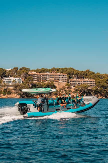 Mallorca: 2h speedboat tour, visit caves, cliffs and snorkel - Puerto Club de Mar Starts the Day: Get to Maritime Station 2 Early
