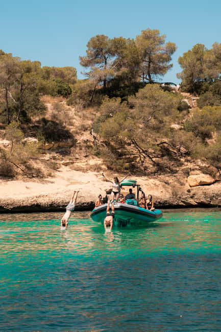 Mallorca: 2h speedboat tour, visit caves, cliffs and snorkel - The Jet-Boat Ride: Speed, Music, and the Kind of Motion You Can Feel