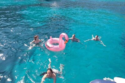 Mallorca Catamaran Small Group Cruise with Tapas 4-hours - On board with Helmut and Nadine: the vibe is the point