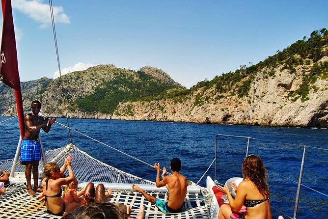 Mallorca Catamaran Tour in the Bay of Pollensa - Formentor Anchor and the Pirate-Watchtower Views