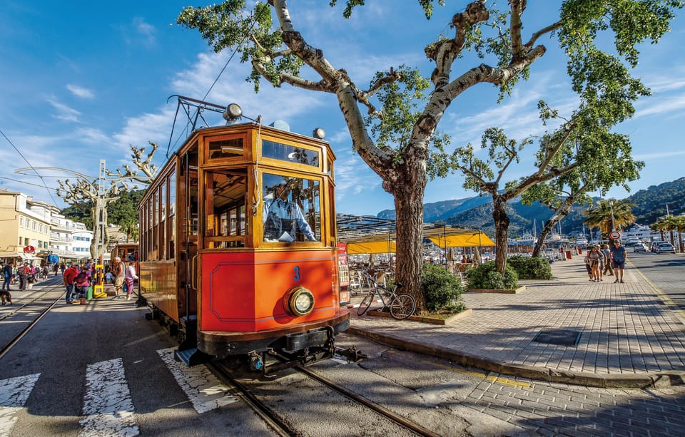 Mallorca: Full-Day Island Tour by Train, Tram, and Boat - The vintage tram: Port de Sóller to Soller (and how to handle the crowds)